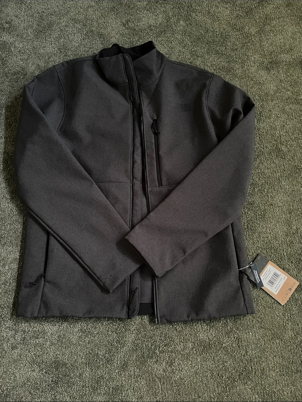 The North Face Men's Charcoal Softshell Jacket